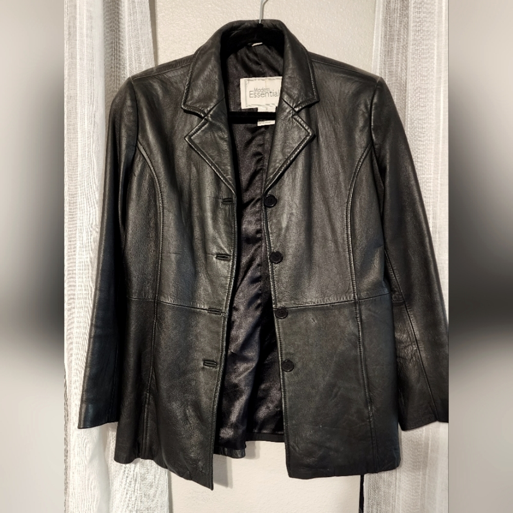 Blacket Leather Coat